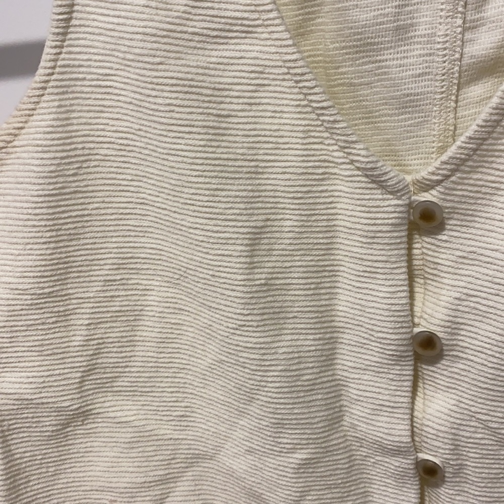 Madewell Texture & Thread Tie Tank EUC - Picture 7 of 11